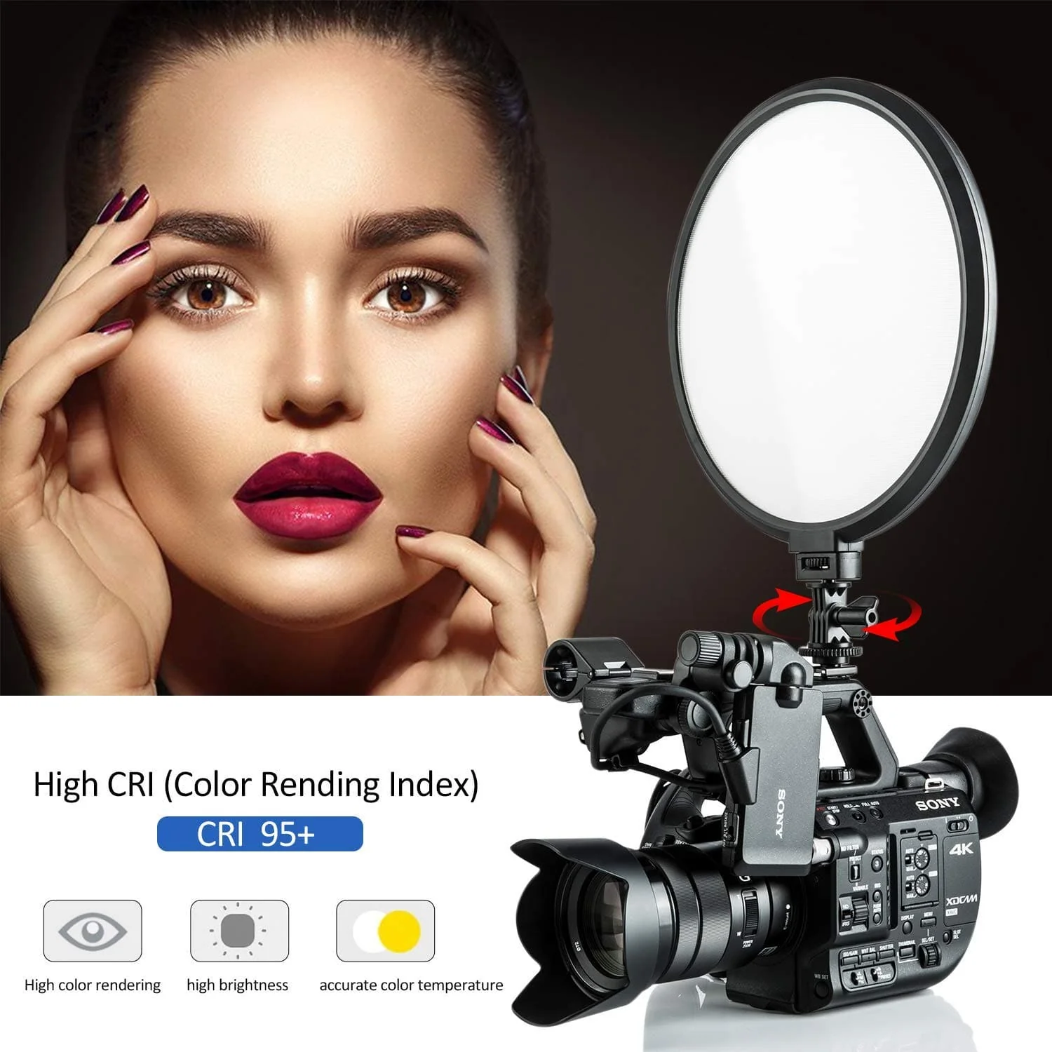 Viltrox VL-500T Bi-Color Round Light - Image 5