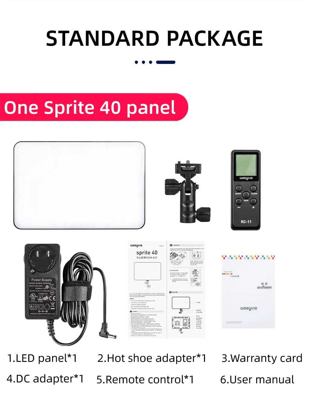 Viltrox Sprite 40 RGB LED Light Panel - Image 12